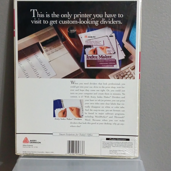 Avery NEW Clear Laser 50ct Labels 2x4.25 - Picture 5 of 5